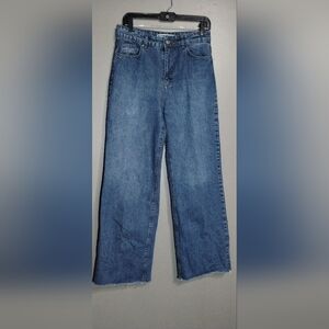 Muddy Women's Flare Jeans in Deep Blue